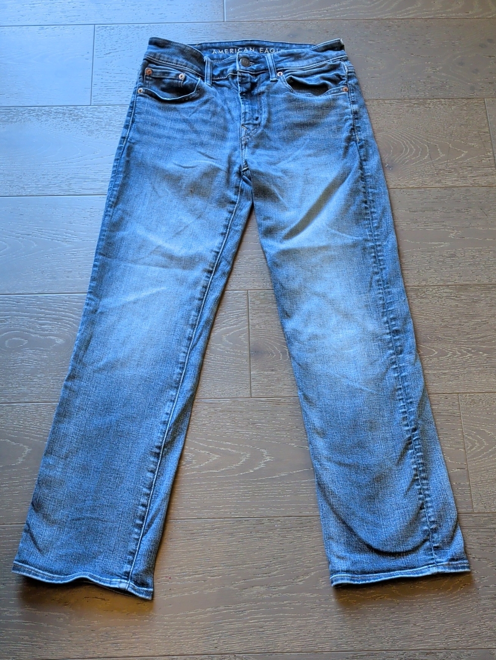 American Eagle Outfitters Men's Blue Classic Bootcut Jeans 28×30